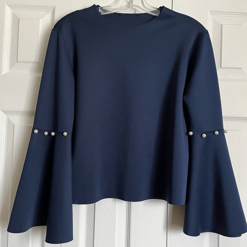 Navy Blue Blouse